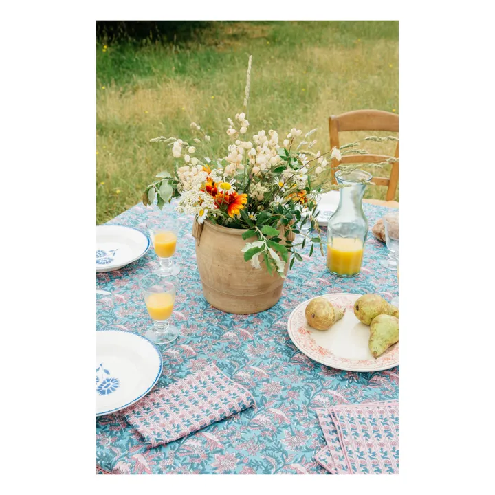 Louise Misha Nappe Carla en coton bio | Bleu