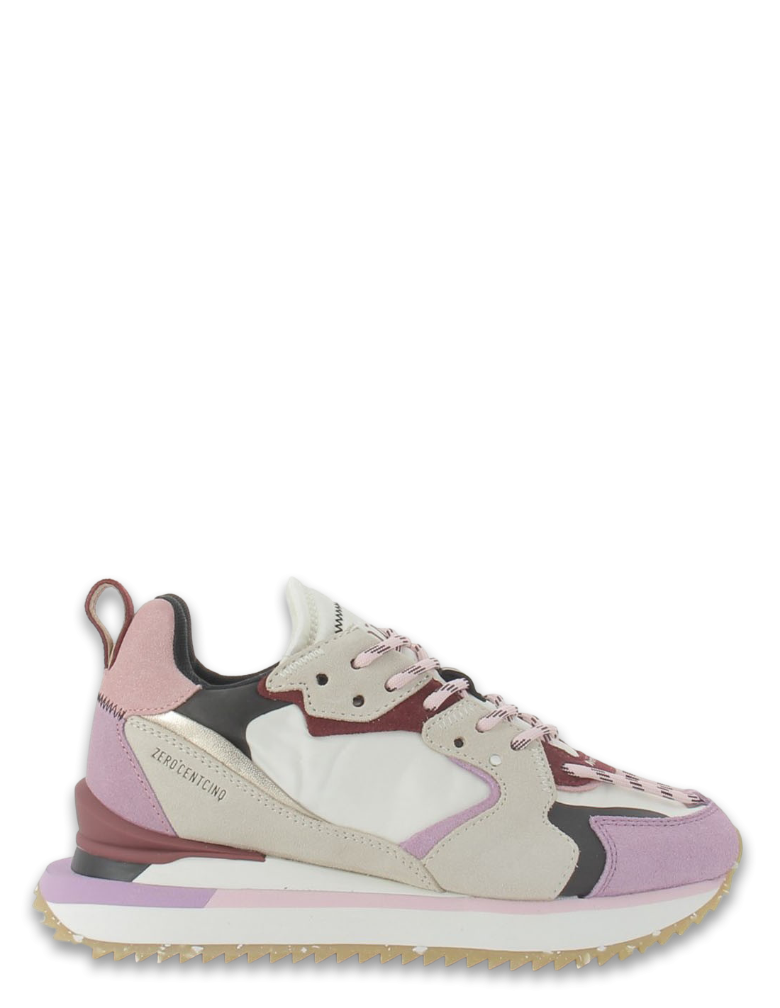 0-105 Baskets de ville femme treck up gum rose