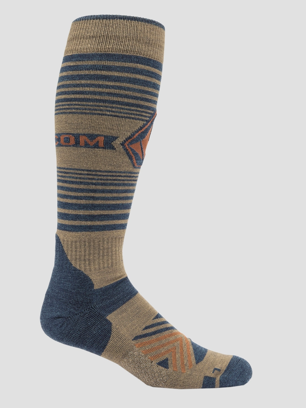 Volcom Horizon Wool Blend Otc Tech Socks chestnut brown