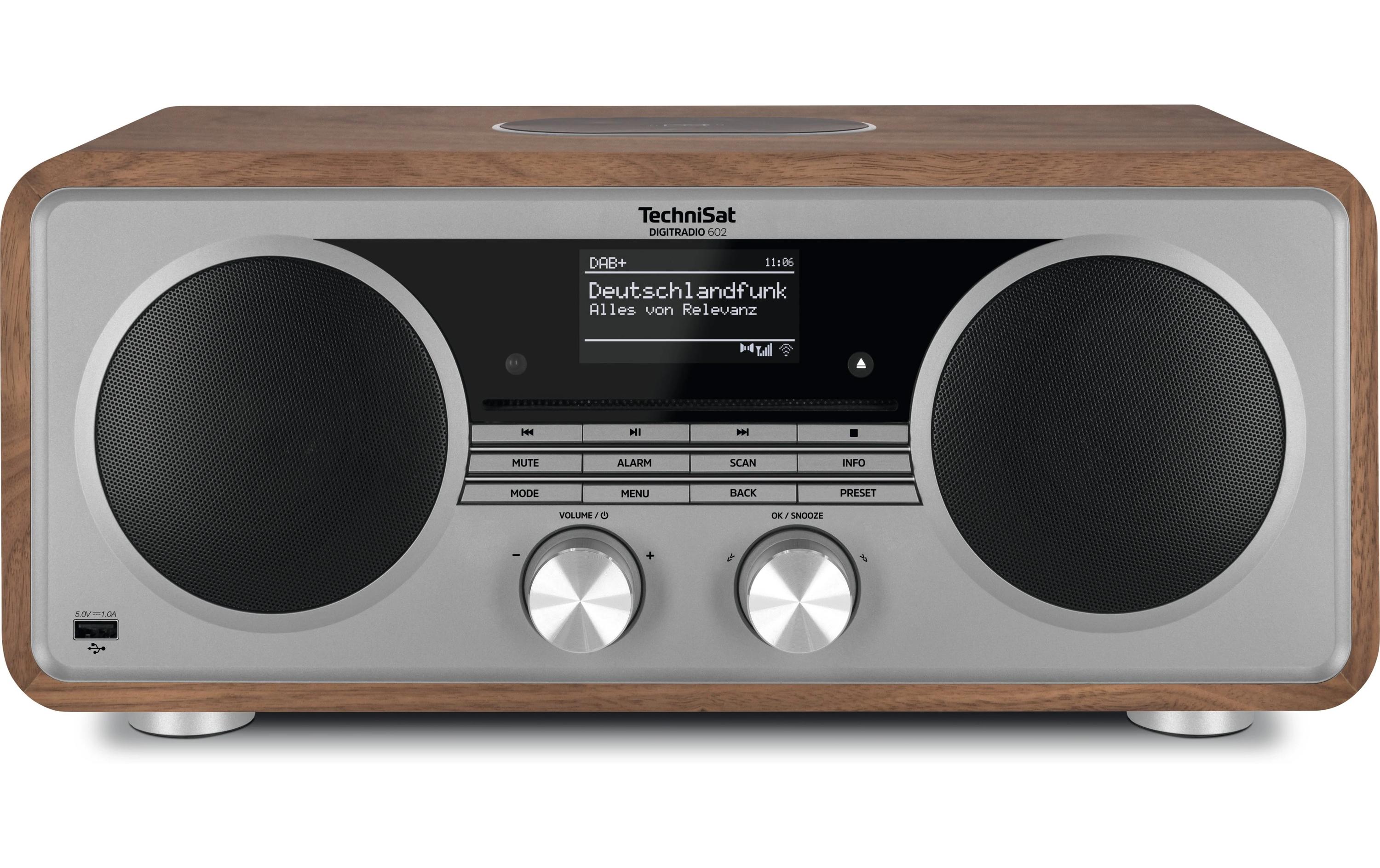 DAB+ Radio DigitRadio 602 Braun/Silber<br>DAB+ Radio mit WLAN-Funktionalität