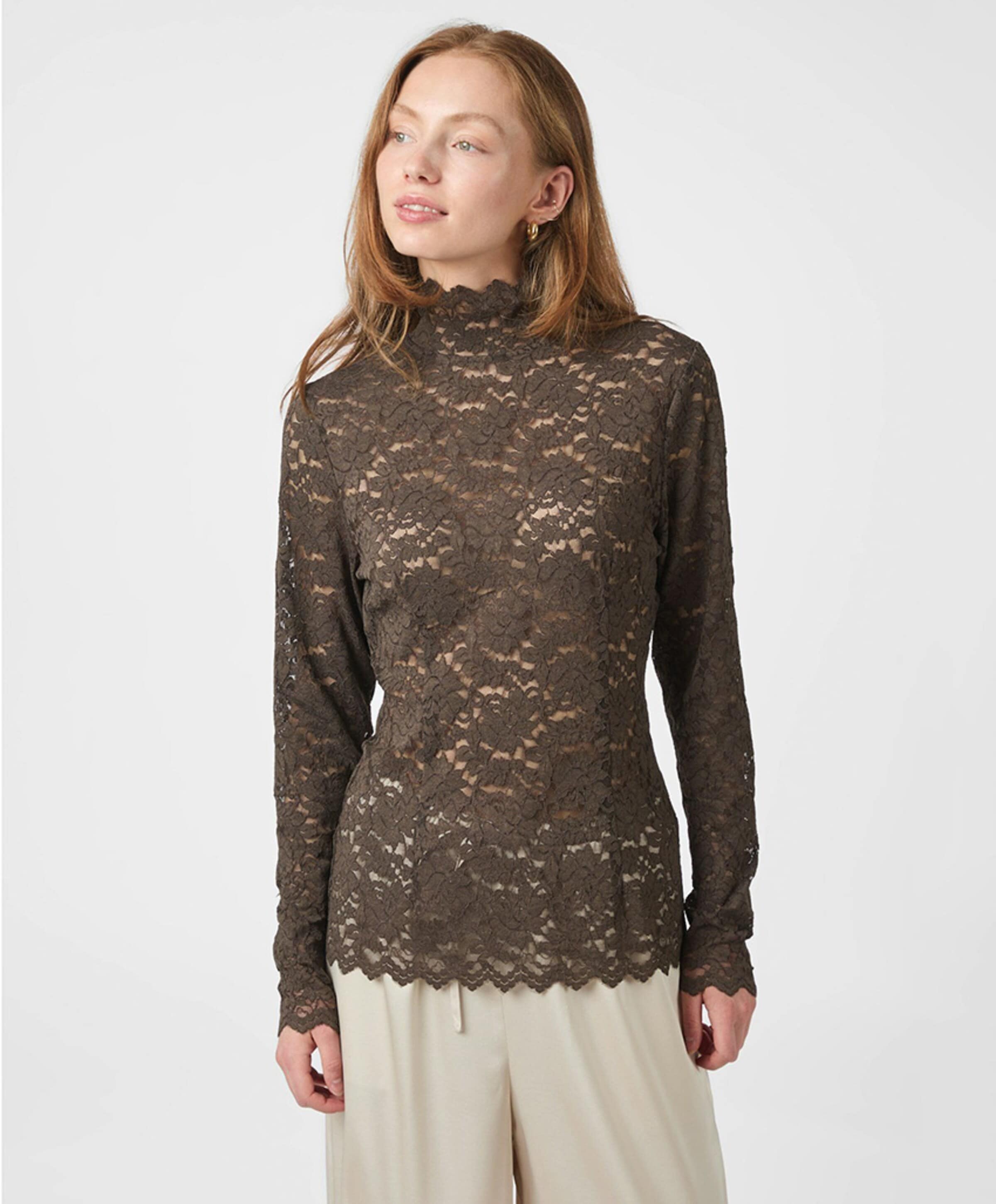 Neo Noir Dames top bruin