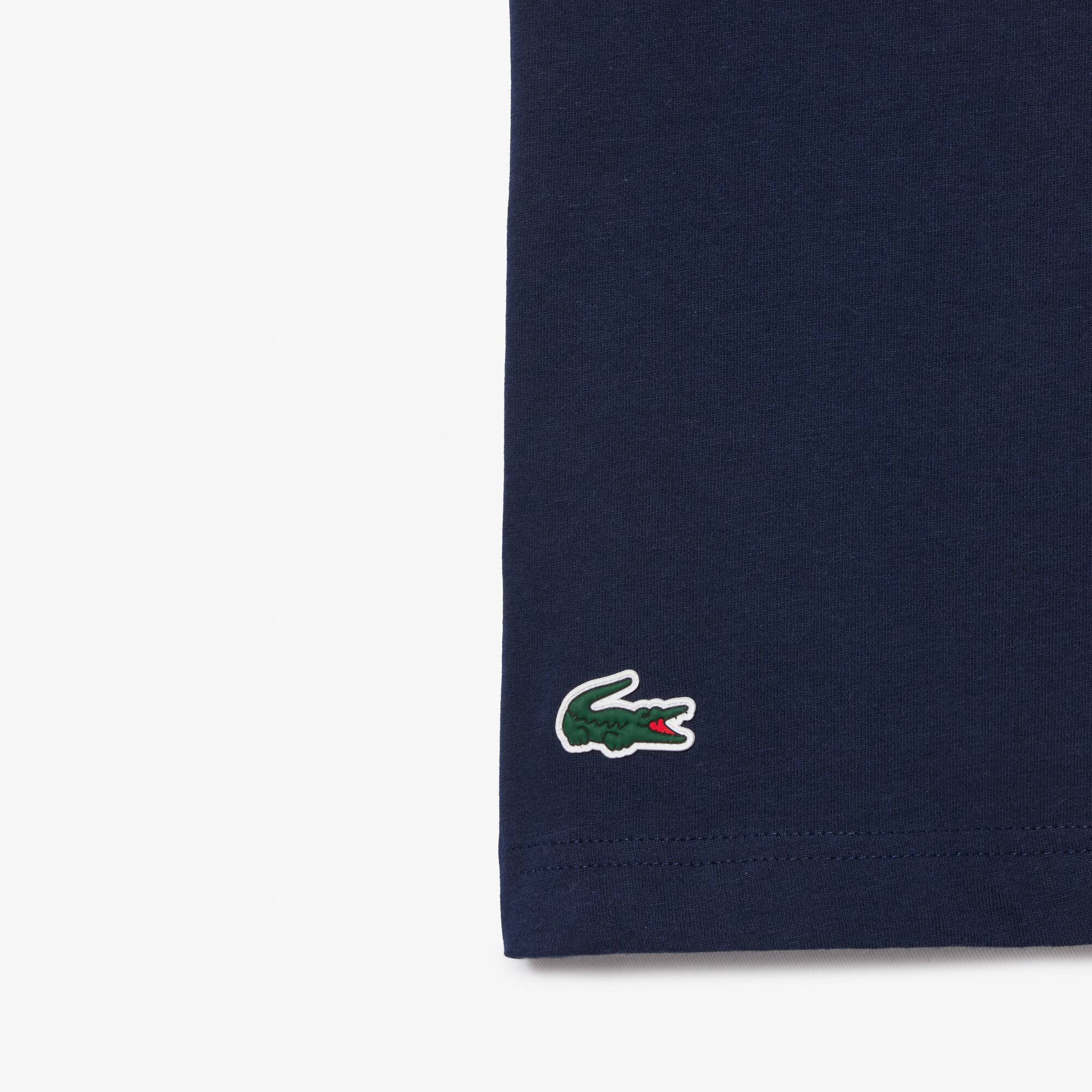 Ultra-Dry Sport Tennis-T-Shirt French Open Edition T-Shirts - Blau - Lacoste - Unisex