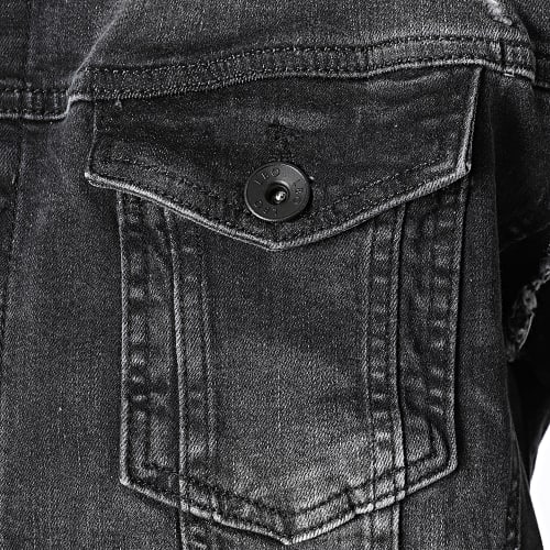 Veste Jean A Capuche 1518 Noir