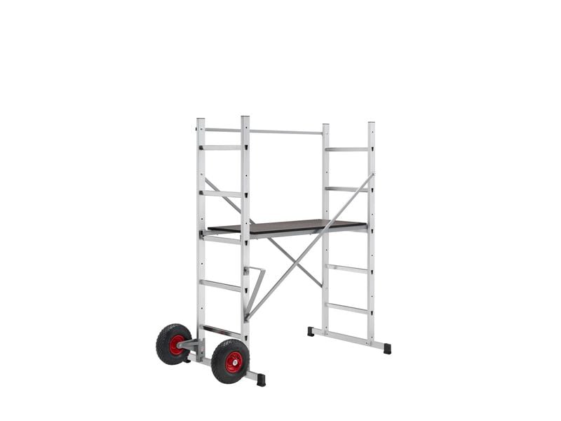 Hailo Kleingerüst Hobbystep H3 5 Stufen Das Aluminium-Gartengerüst