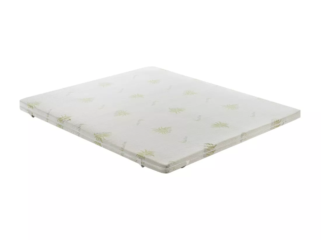 iLoveSleep - surmatelas à mémoire de forme - hauteur 10 cm - déhoussable en aloe vera 180x200