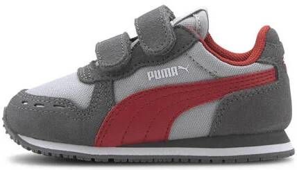Puma Cabana Racer sneakers grijs donkergrijs rood Mesh 21
