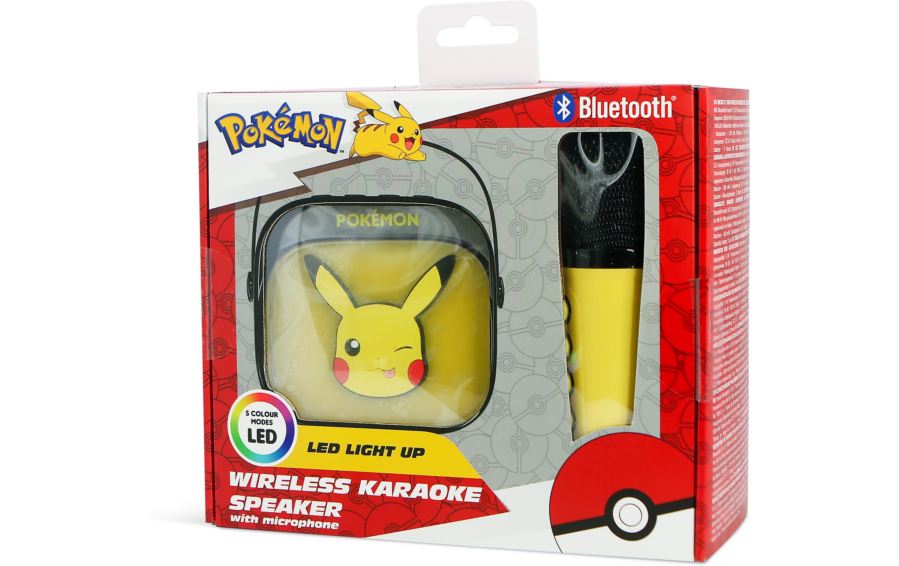 Pokemon LED Wireless Karaoke Lautsprecher und MikrofonMit LED-Leuchten
