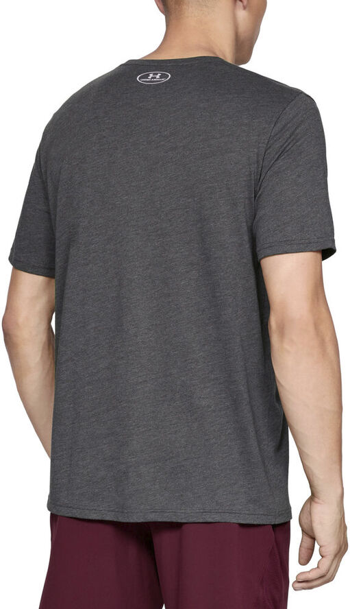 Under Armour Big Logo Traenings T Shirt Grå