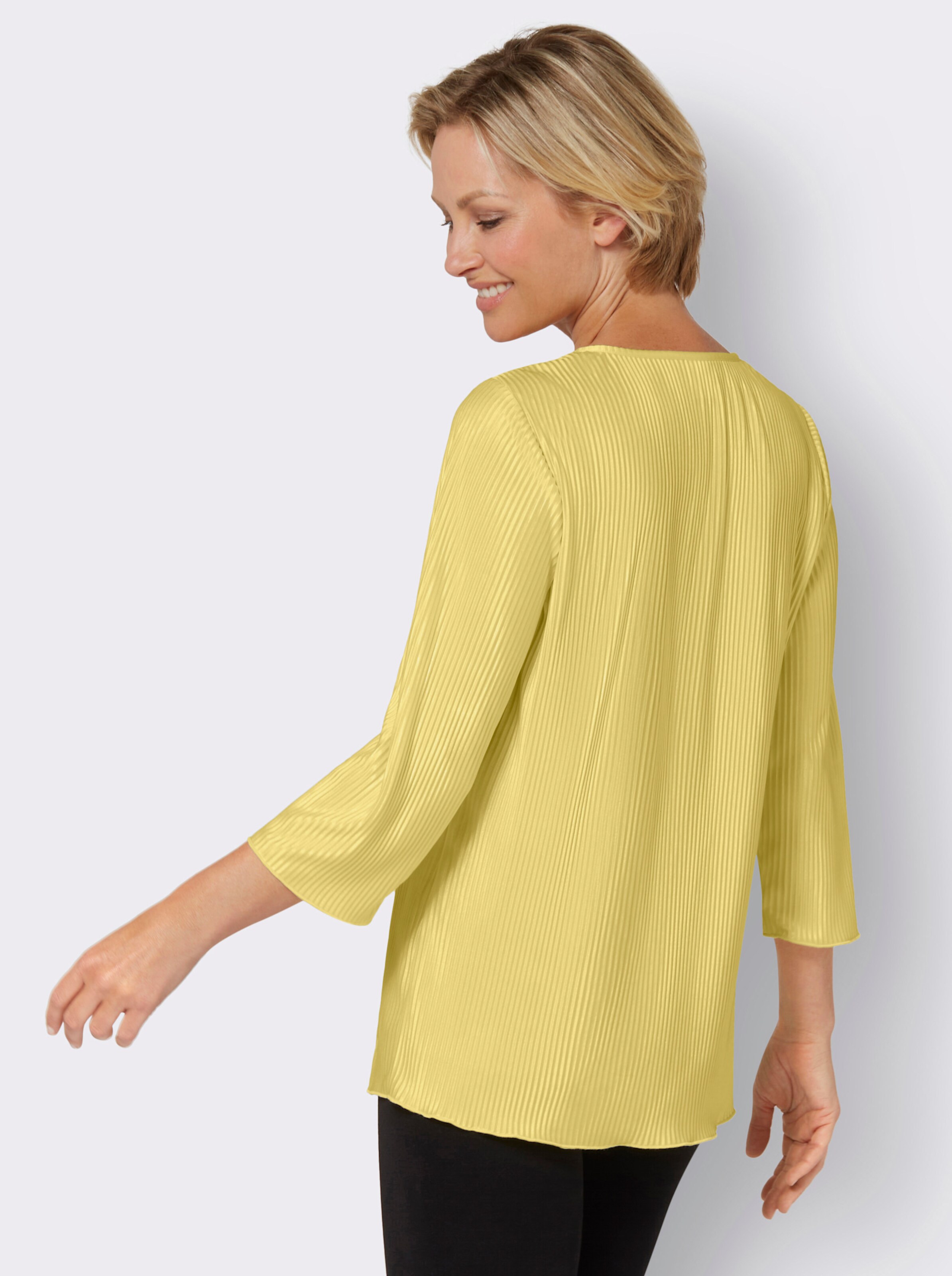 Plissee-Shirt