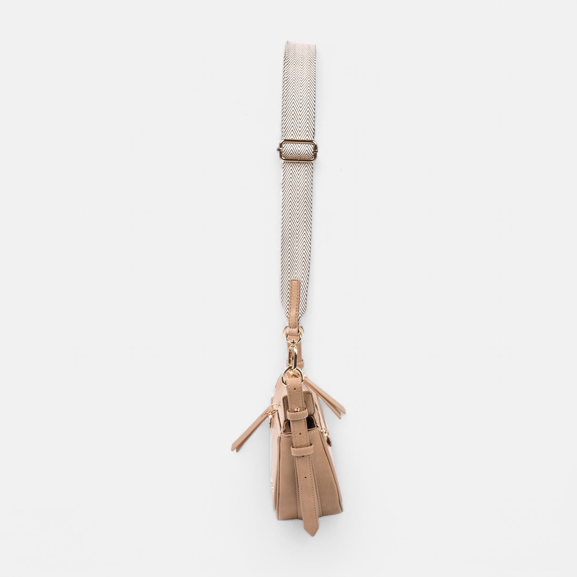 Sac bandoulière beige
