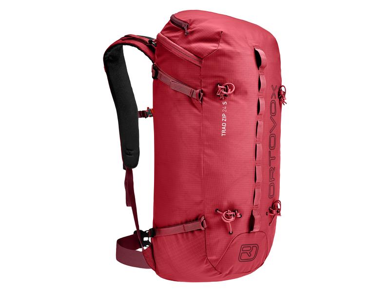 ORTOVOX Trad Zip S, 24 L, Rot Extrem leichter Kletterrucksack