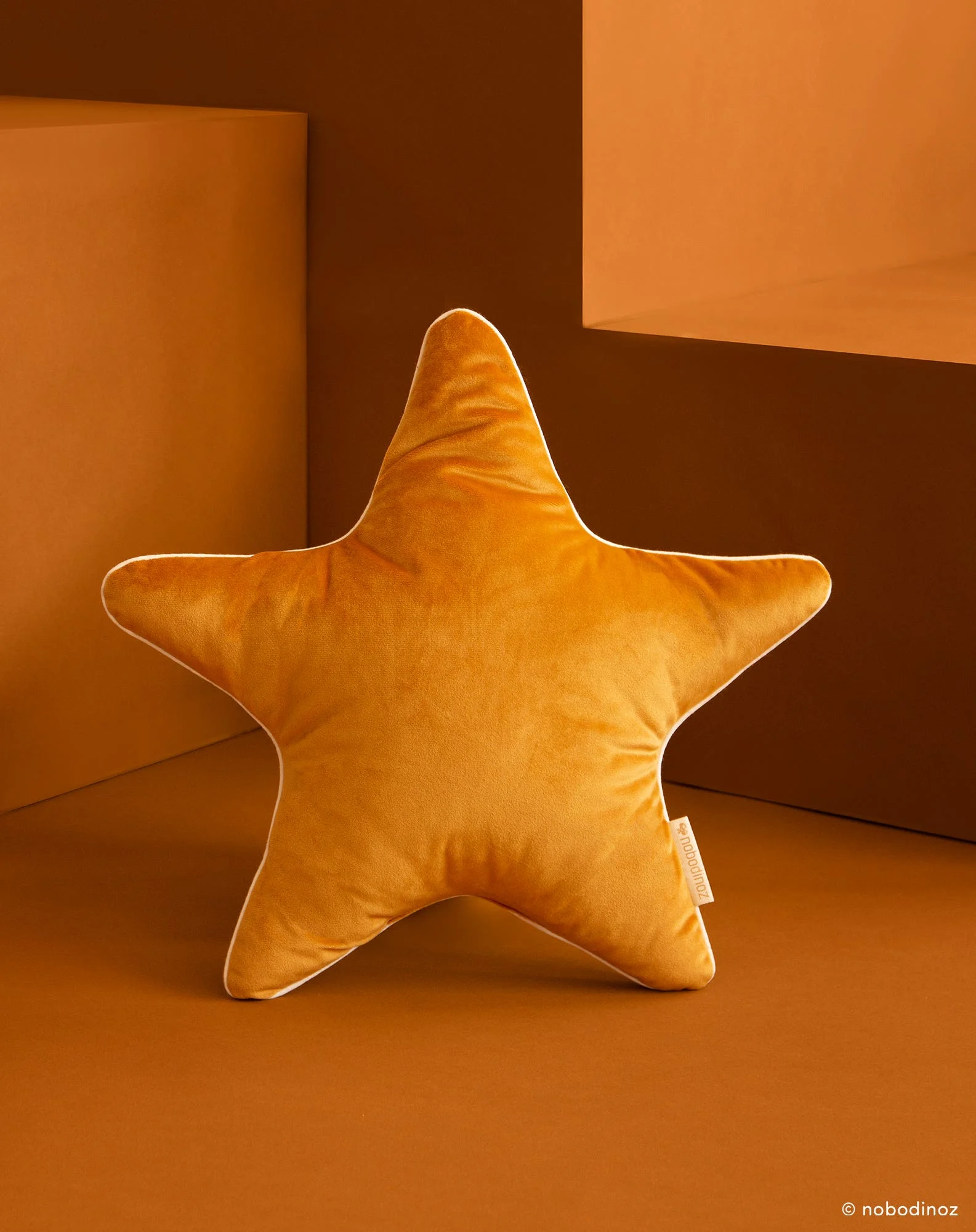 Coussin aristote velvet étoile | Jaune