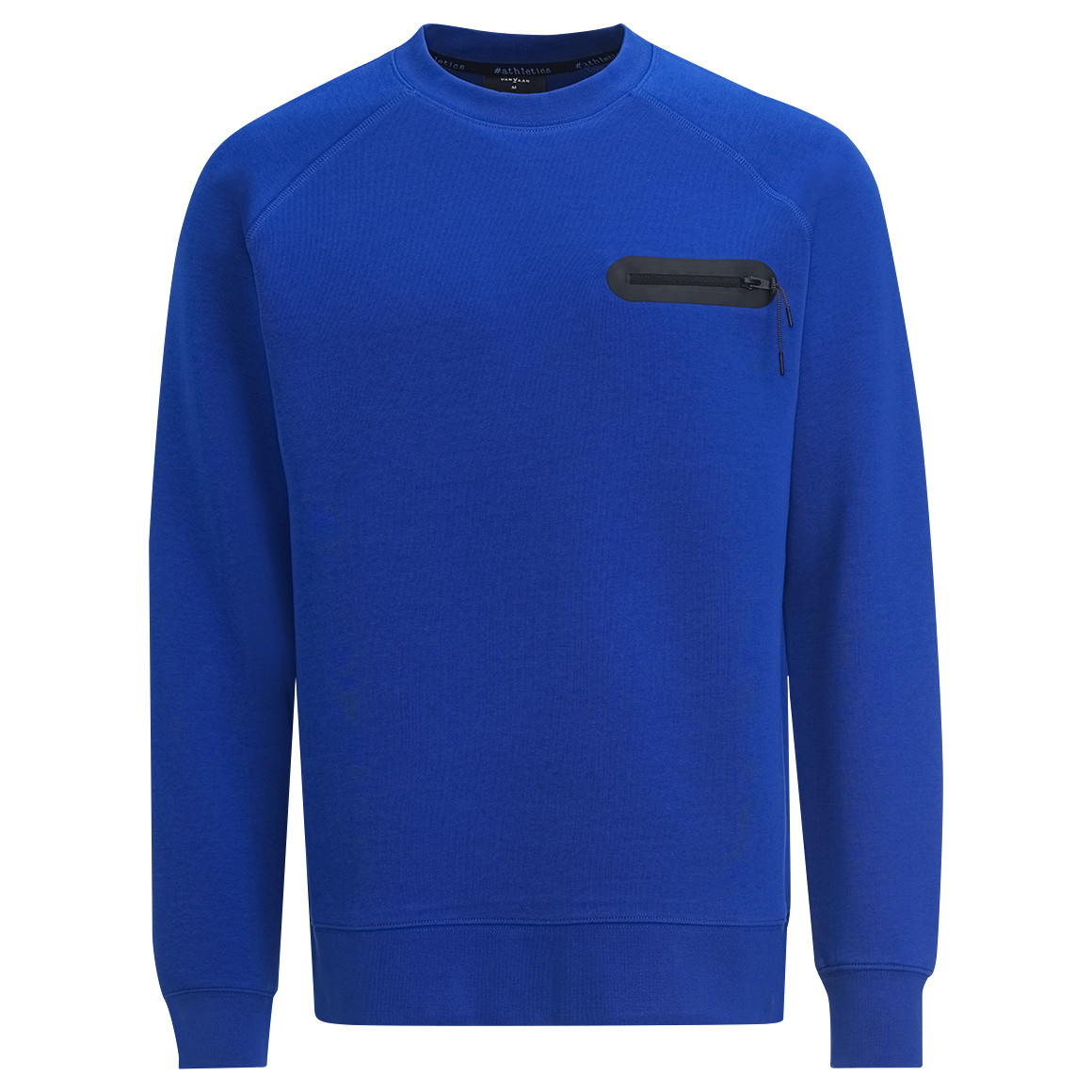VanVaan Herren Sweatshirt mit Zippertasche blau