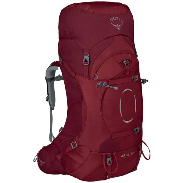 Sac à dos randonnée OSPREY ARIEL 65 CLARET RED