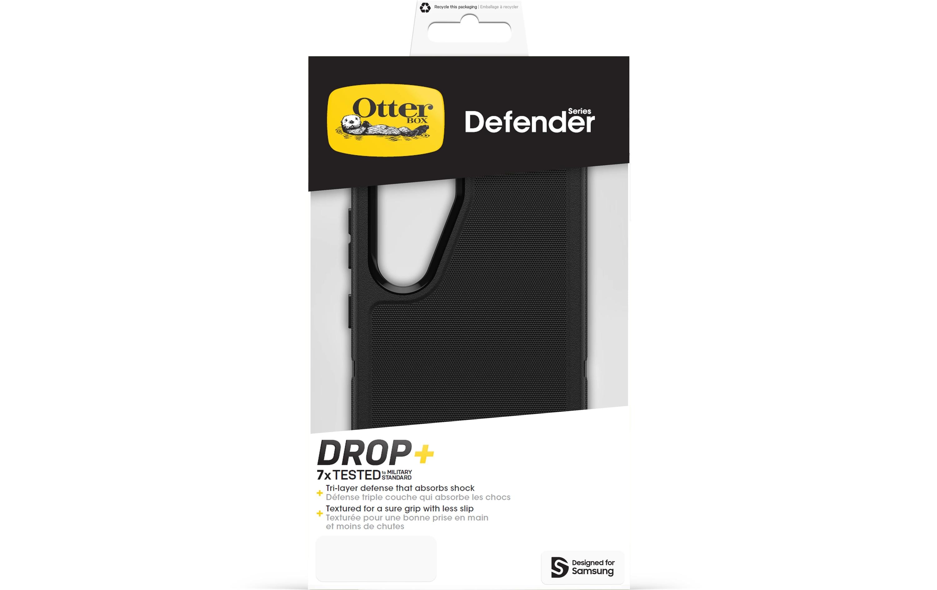Back Cover Defender Galaxy S25 SchwarzSchutzhülle für das Samsung Galaxy S25 mit MagSafe Lademöglichkeit