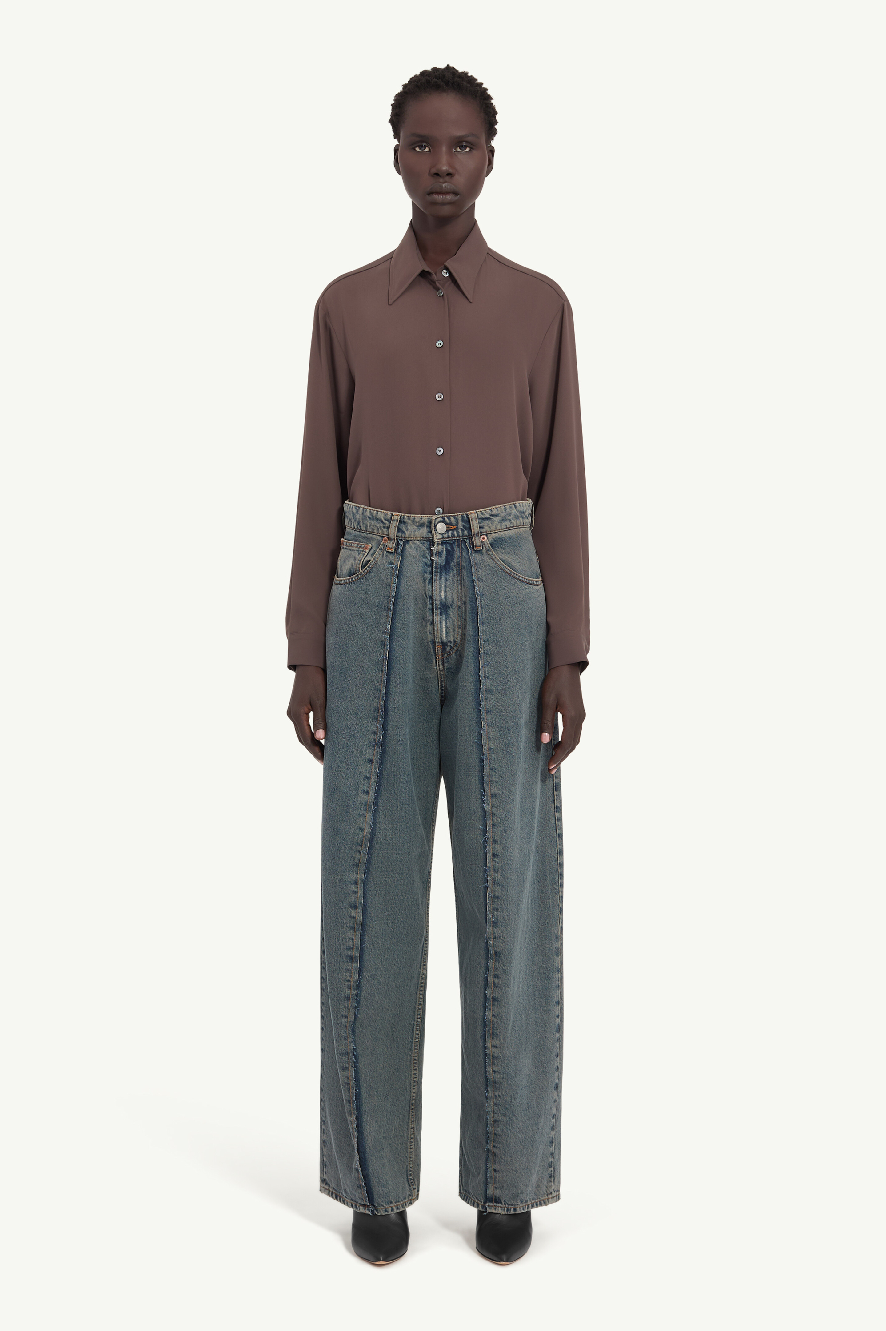 Jean ample confectionné pour femme | MM6