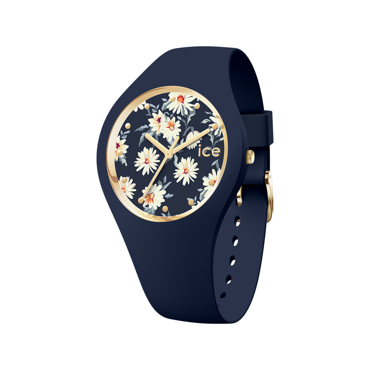 Montre Ice Watch medium femme plastique silicone bleu