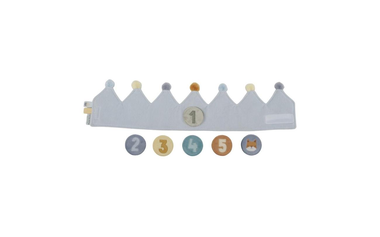 Little Dutch Verjaardagskroon met cijfers blauw