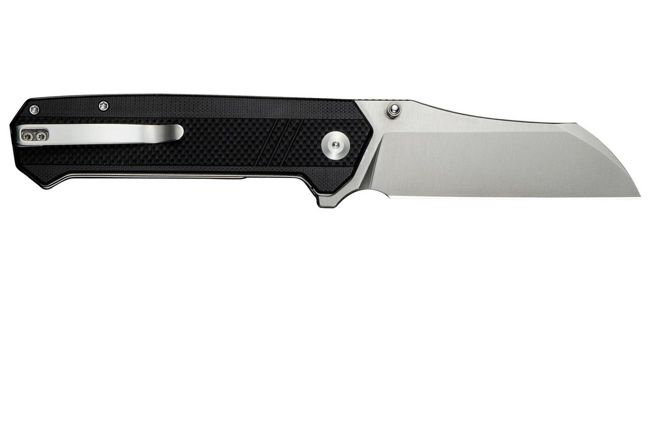 Sencut Draxor S24035-1 Satin 9Cr18MoV, Black G10, zakmes