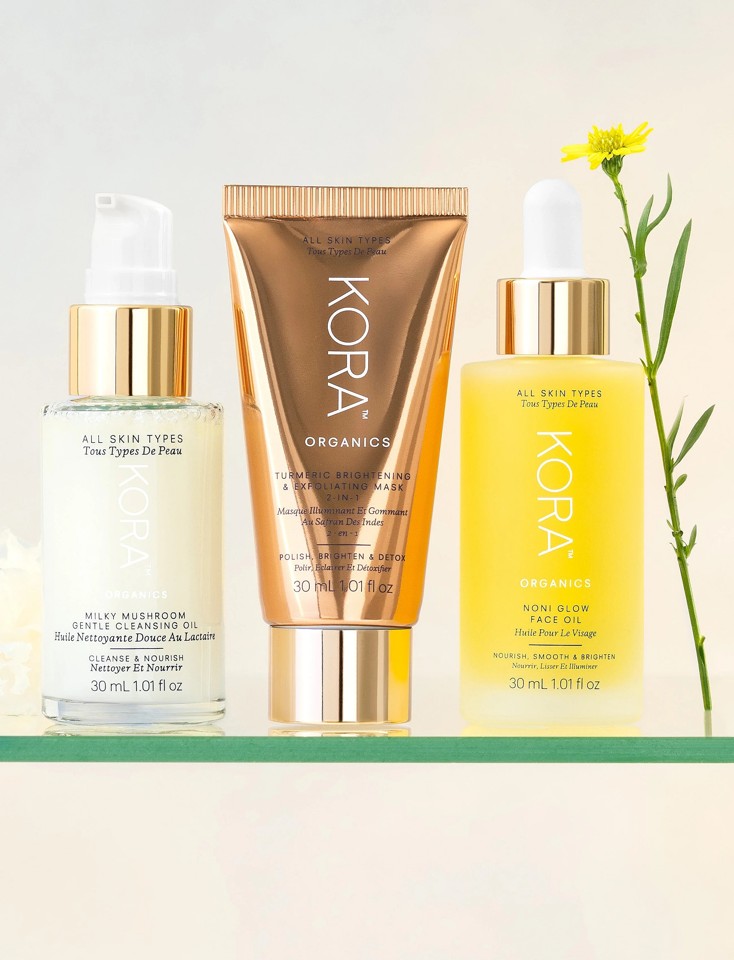 KORA Organics - Nourish & Glow Trio Hydration Gaveæske