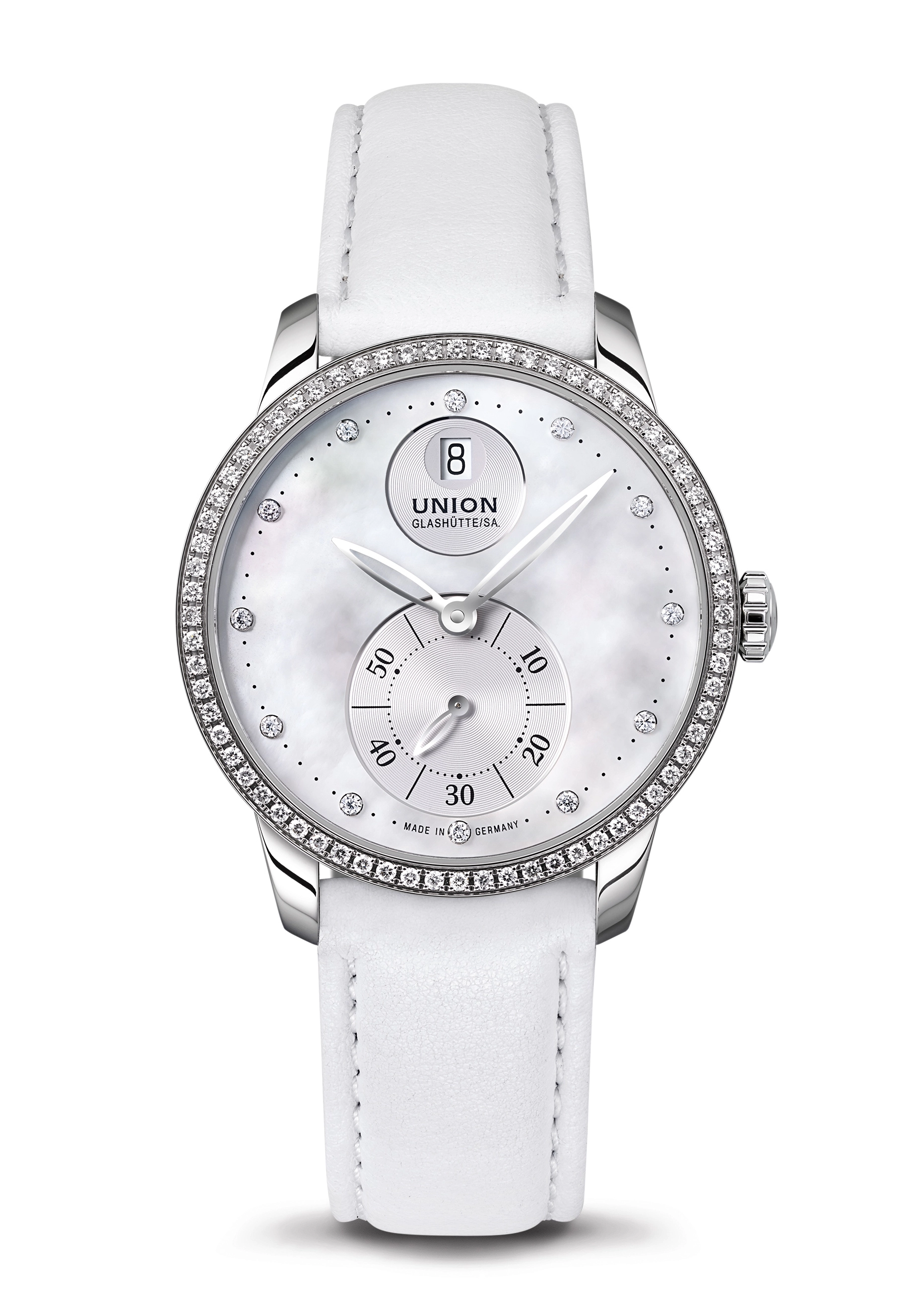 Union Glashütte SA. Seris Kleine Sekunde Damenuhr