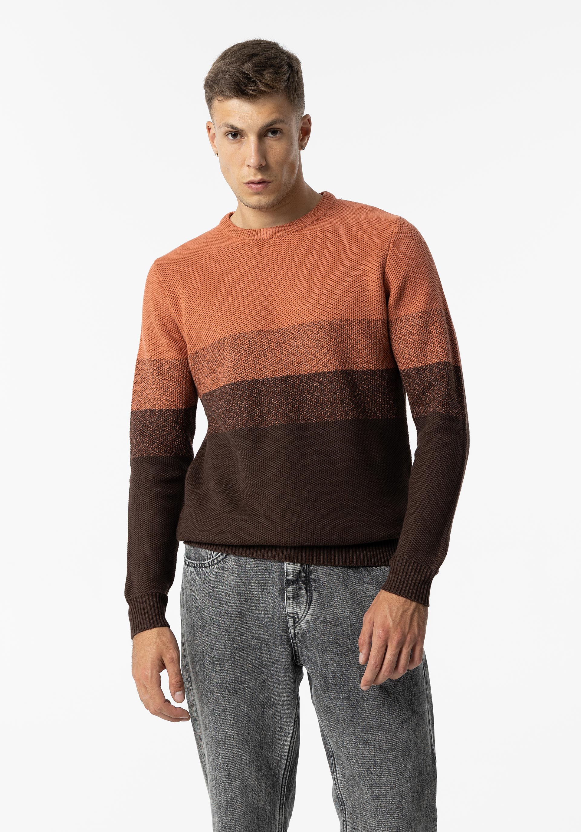 Camisola de Malha às Riscas