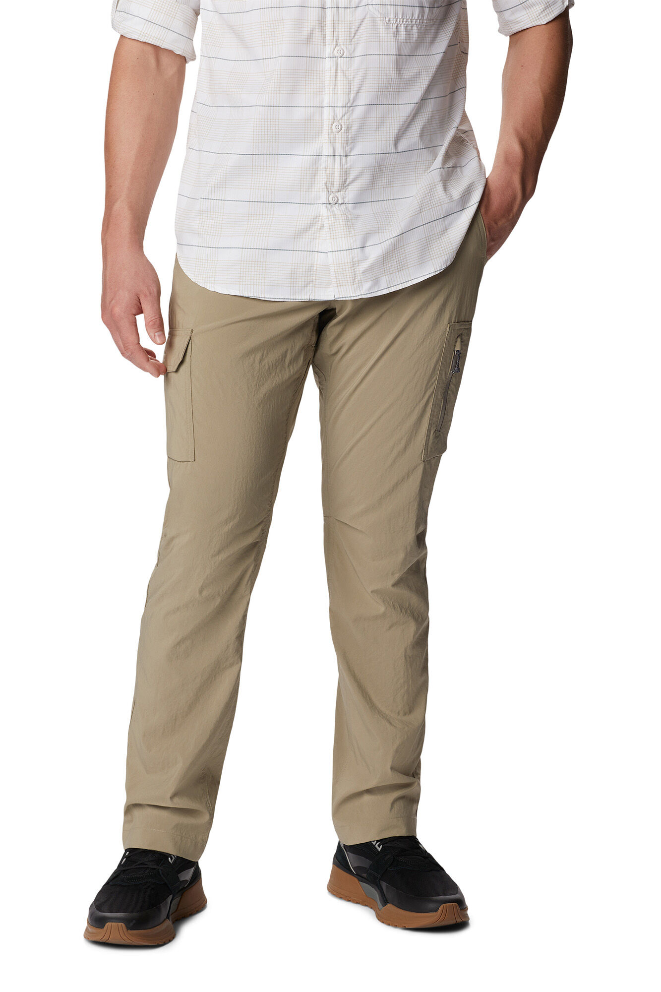 Calça utilitária masculina Columbia Silver Ridge™ - Bege