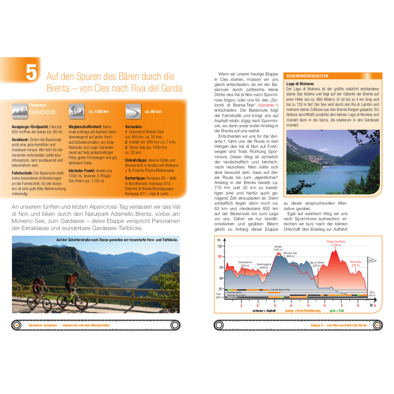 ULPbike Verlag Garmisch - Gardasee Alpencross mit Mountainbike