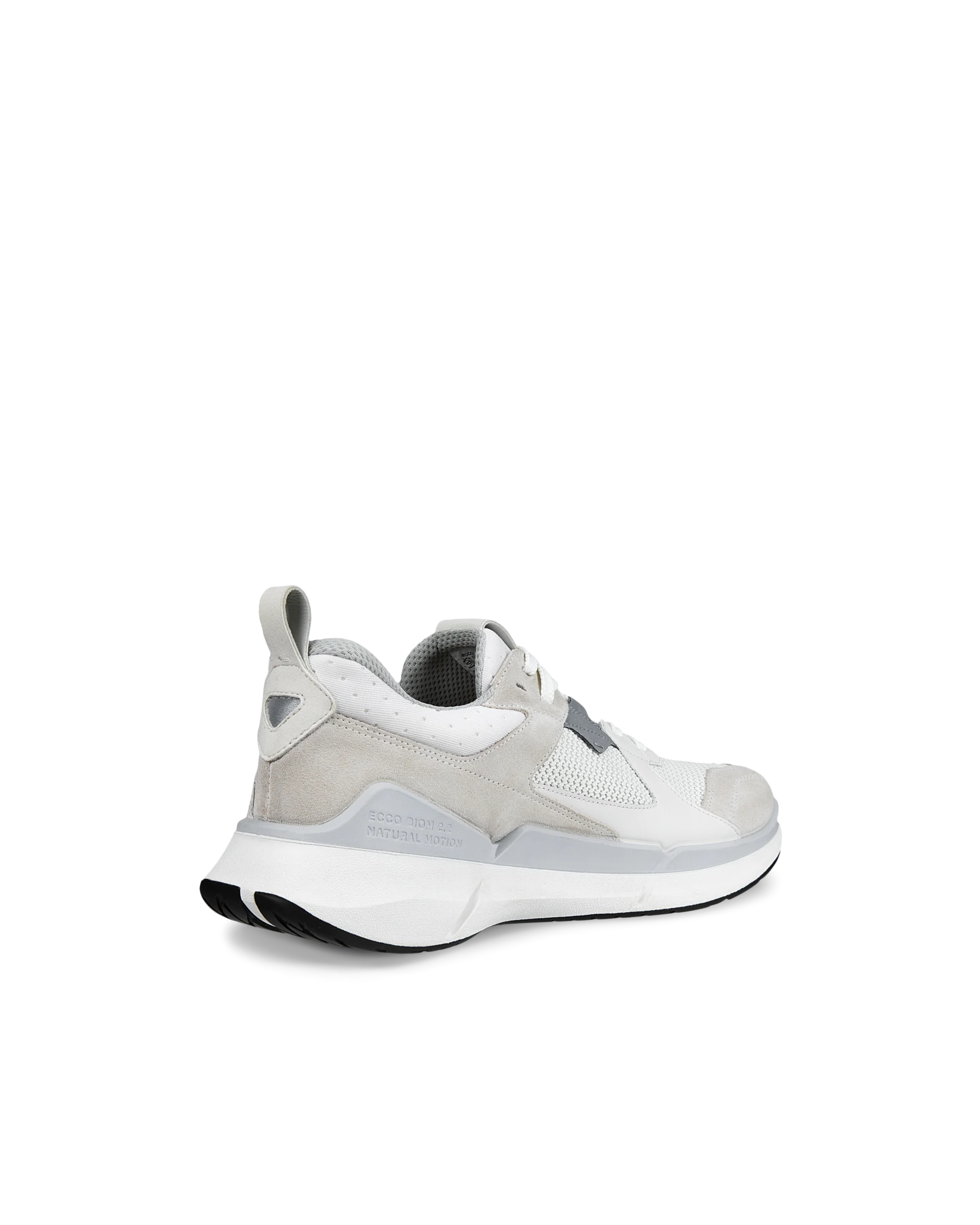 ECCO BIOM 2.2 M Herren Sneaker aus Veloursleder Weiß