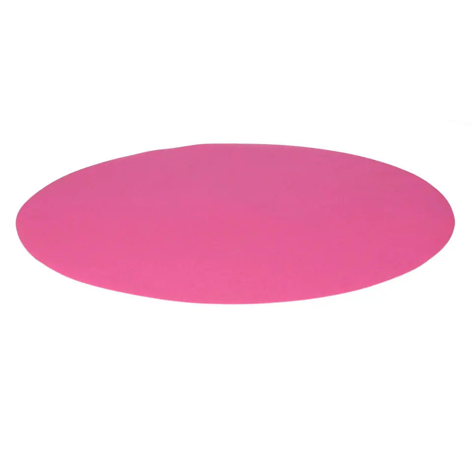 Wicotex Placemats Uni - fuchsia roze - rond 38cm - Teflon coating
