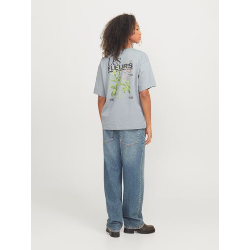 JJXX Millow Loose T-shirt, Ultimate Grey Les Fleurs, L