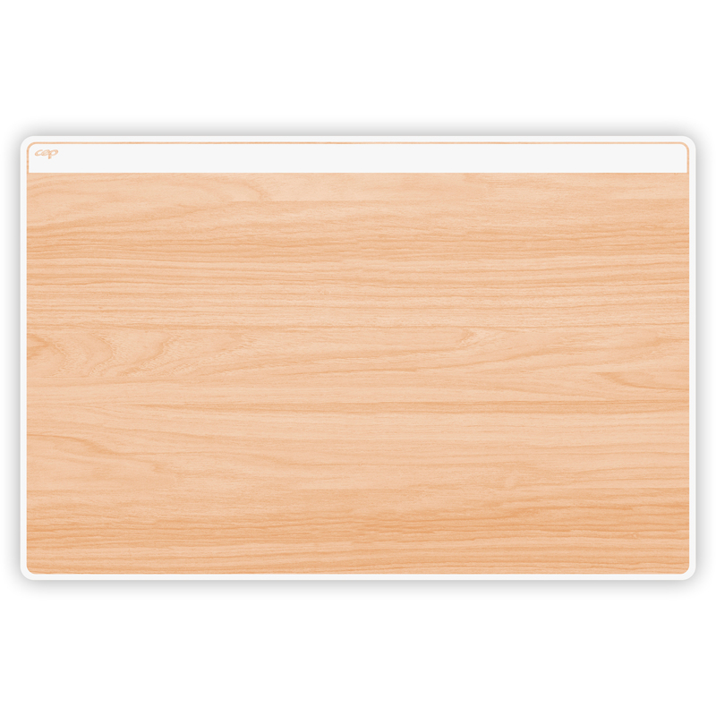 CEP Schreibunterlage, 58.5 x 38.5 cm, weiss/buche