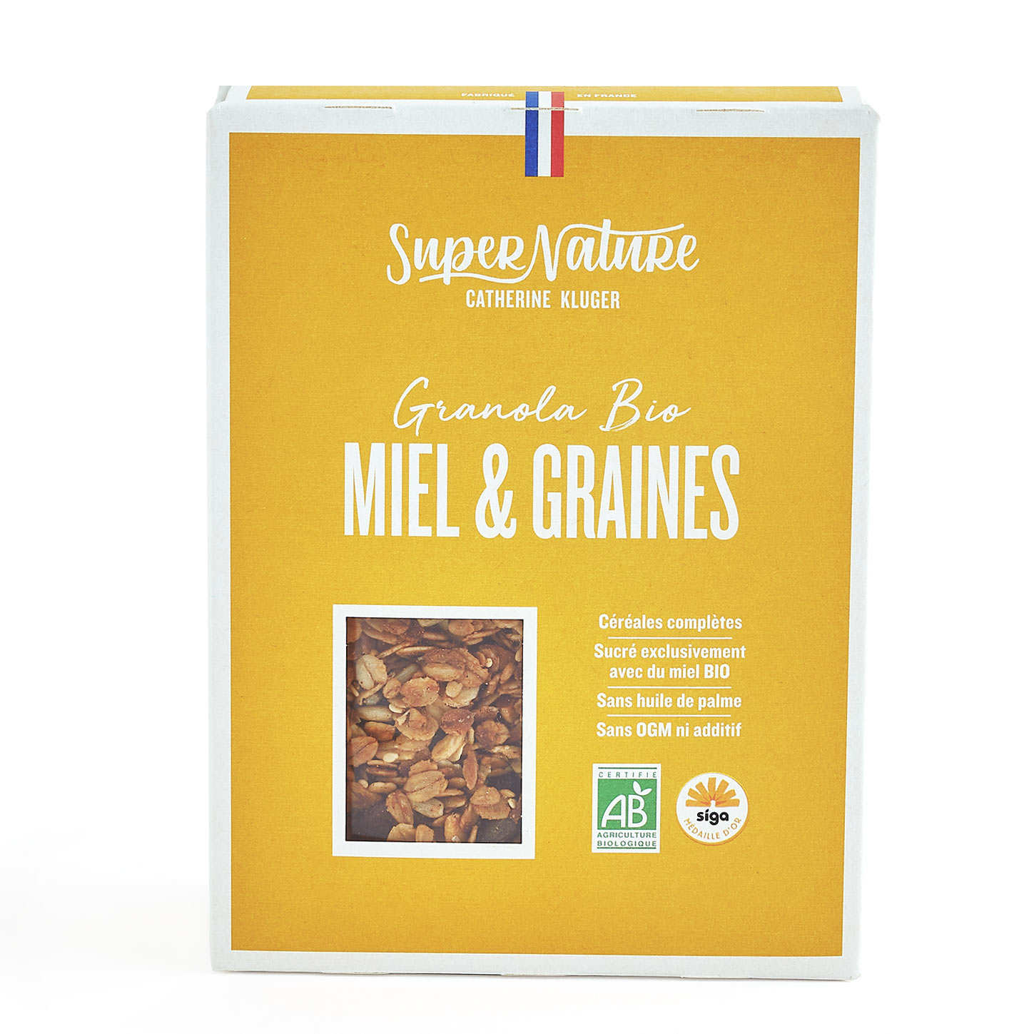 Granola au miel et aux graines bio