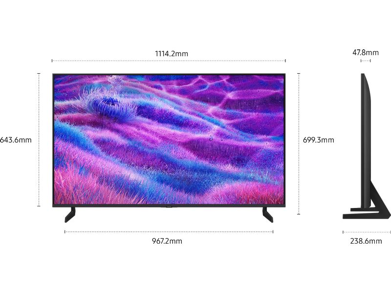 Samsung TV QE50QN80F 50' QN80F Neo QLED 4K Mini LED AI TV, 60 Hz, 4K (3.840 x 2.160), NQ4 AI Gen2 Processor, 30W 4CH