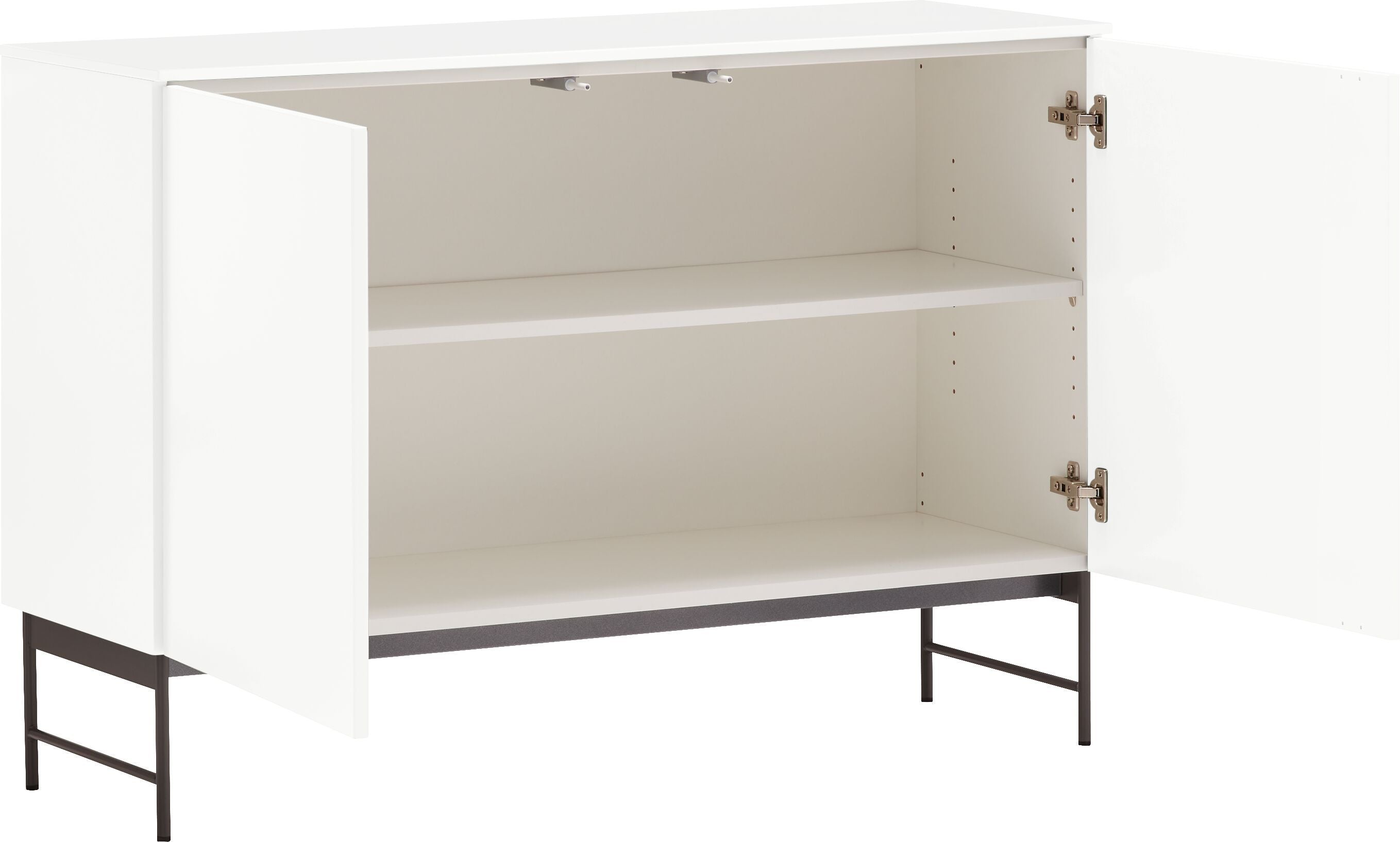 TILL Sideboard - Weiss / B: 112.0 cm x T: 41.0 cm x H: 78.3 cm