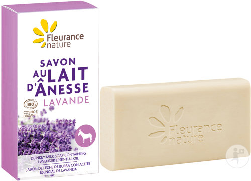 Fleurance Nature Savon Au Lait D'Ânesse Lavande 100g