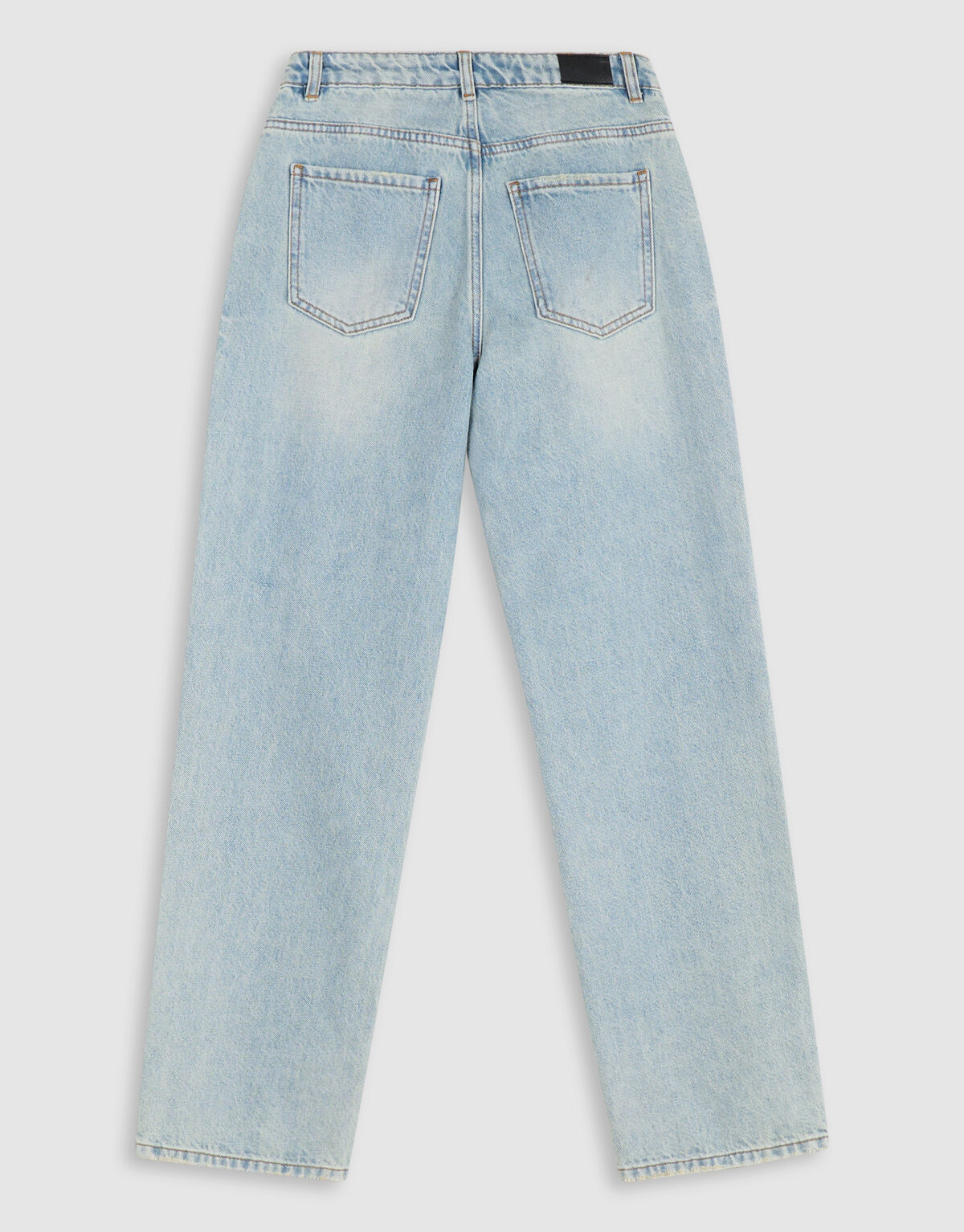 Baggy Fit Jeans Dirty Washed Lichtblauw