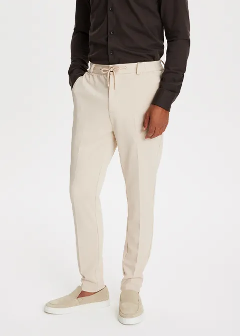 Pique chino slim fit zand (ZND.L)