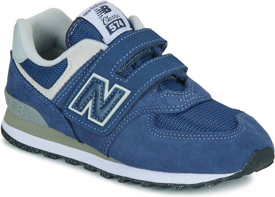 New Balance 574 Peuterschoenen Blauw Leer