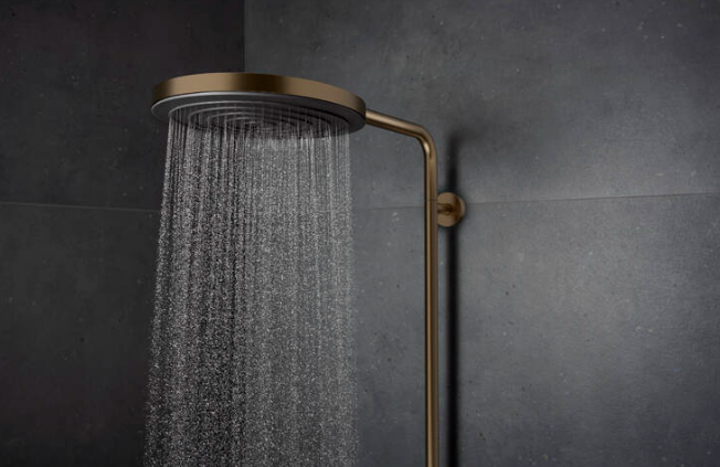 Hansgrohe Pulsify Puro thermostatische opbouw regendouche 26cm brushed bronze