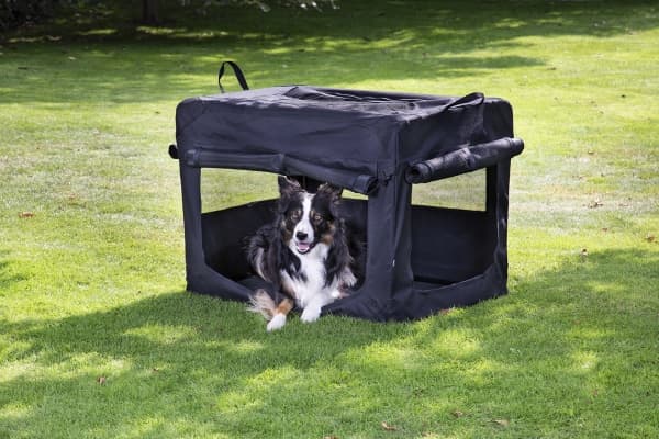 DOGMAN Canvas Cage Milou L Sort 70cm