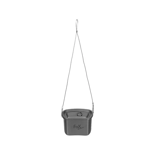 Fox Outdoor -  Kochgeschirr mit Klappgriffen Titan 3-teilig