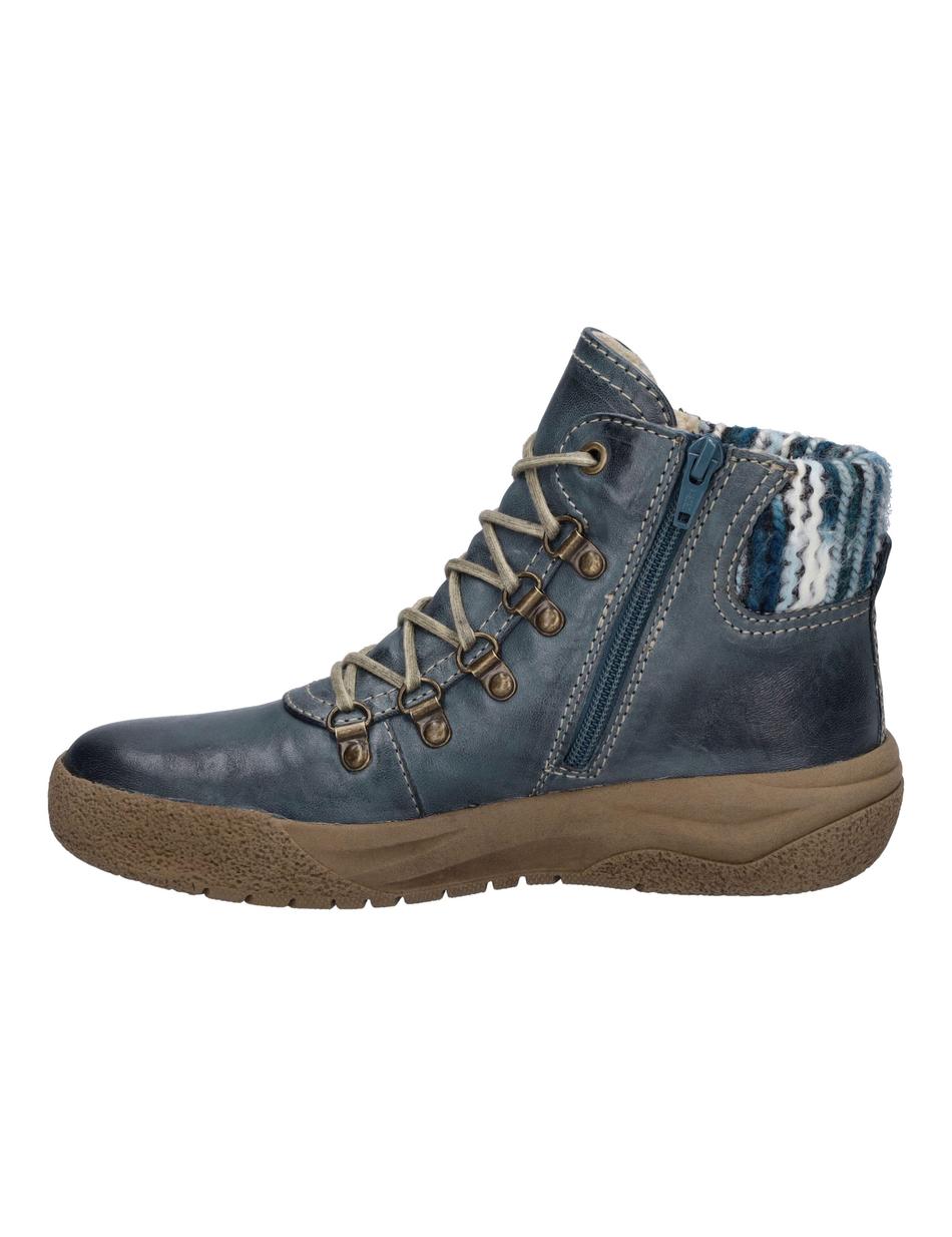 Stiefelette Alina 53, azur-kombi