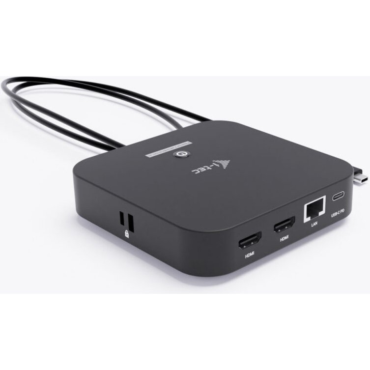 i-tec USB-C Dual HDMI Docking Station with Power Delivery 100 W + Universal Charger 100W
