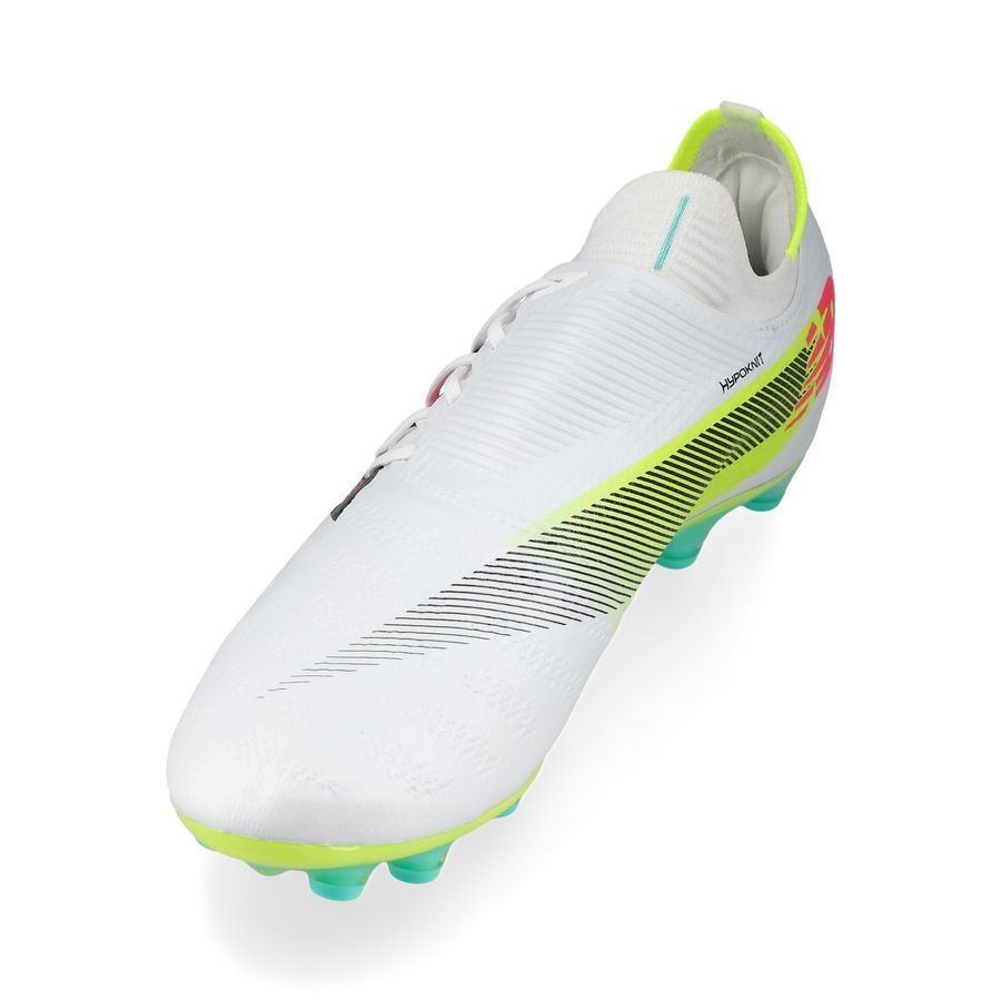 New Balance Furon V7 Pro AG - Blanc/Violet/Jaune Fluo