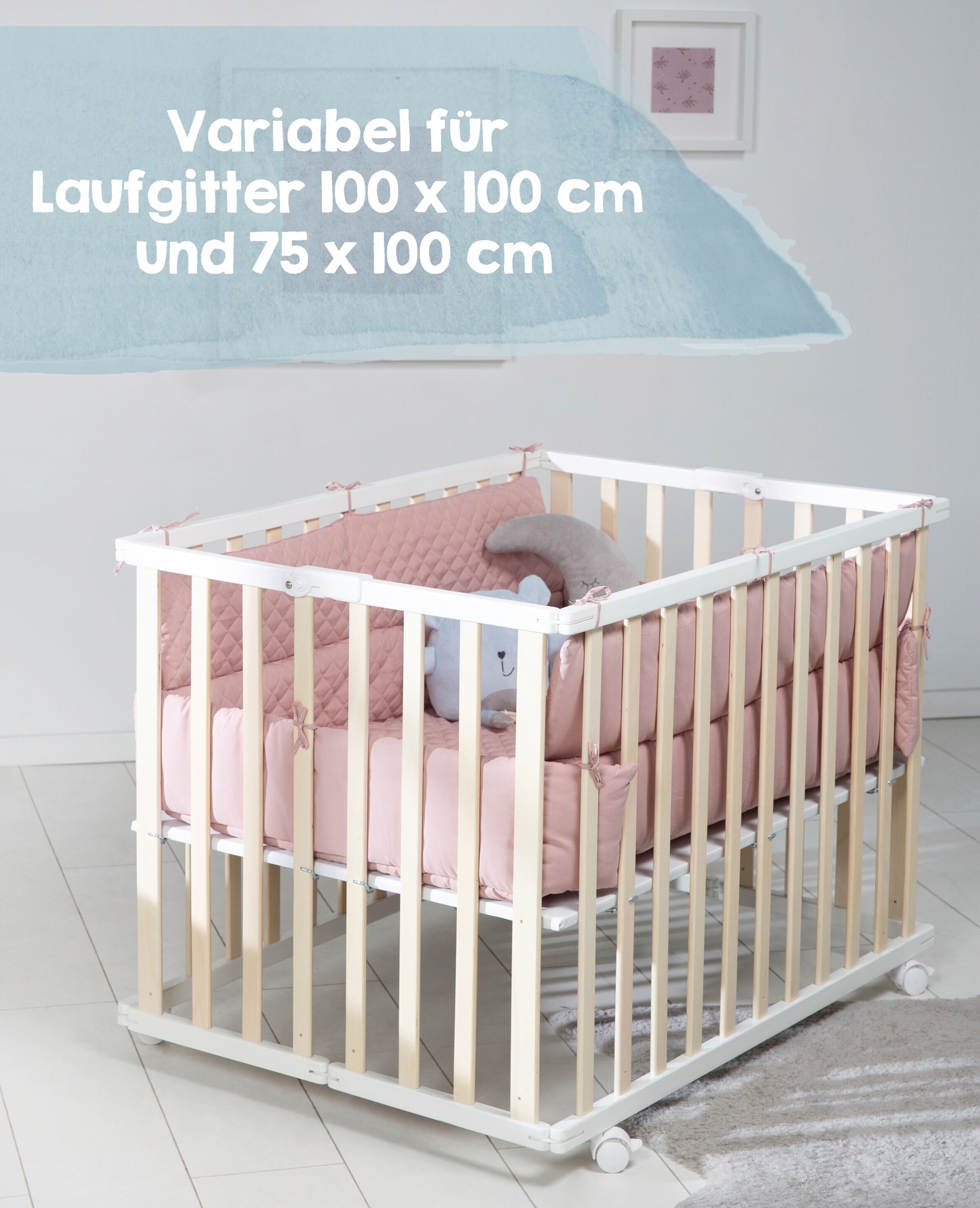 roba Universal-Laufgittereinlage roba Style rosa