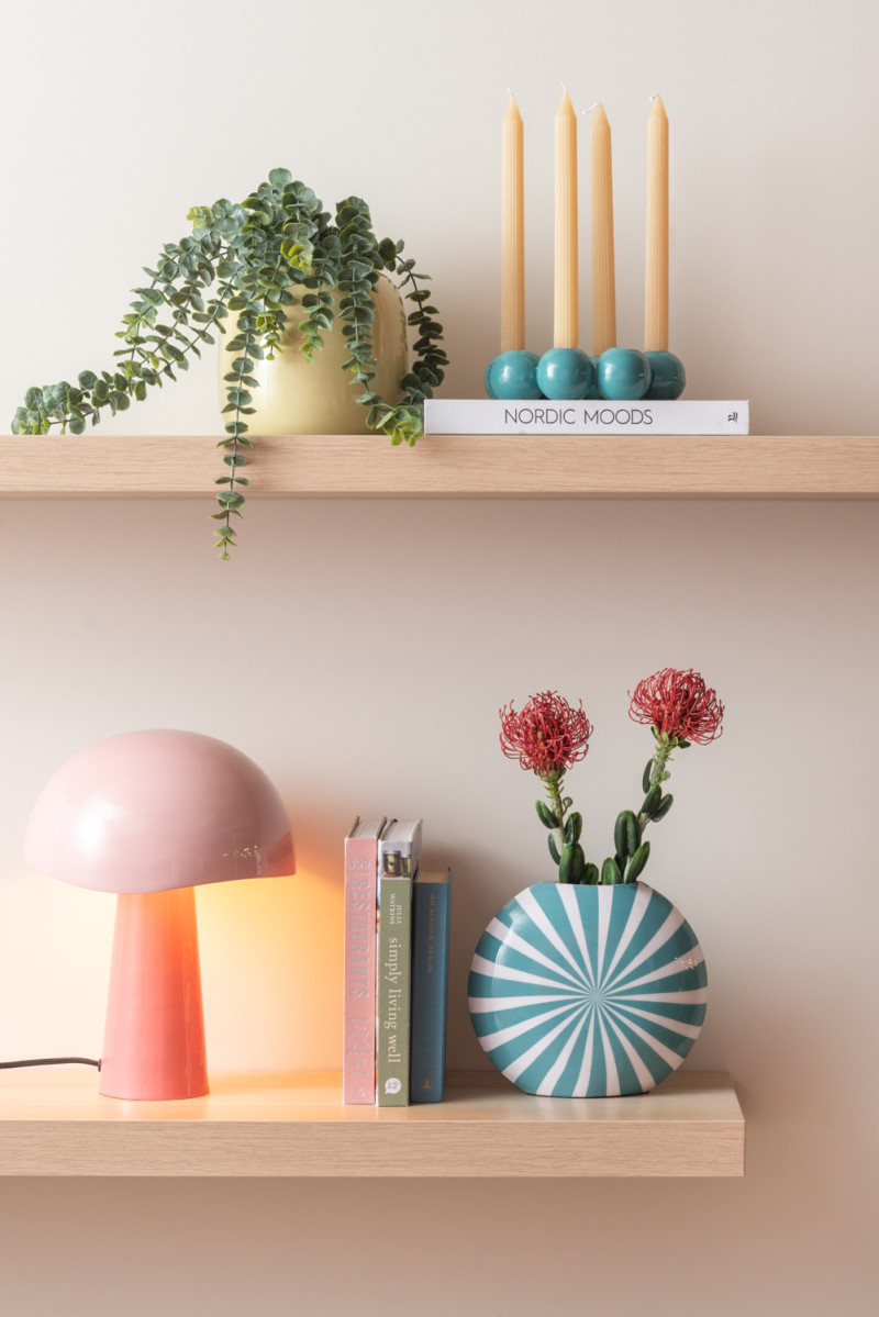Candle Holder Bubbles Round