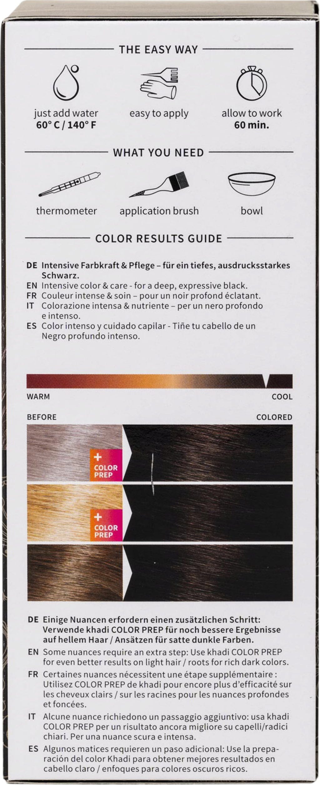 Khadi®  Pflanzenhaarfarbe Schwarz, 100 g