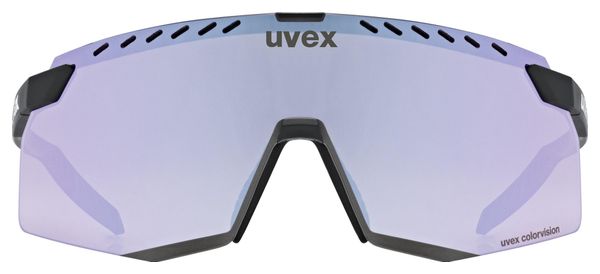 Lunettes Uvex Pace Stage CV Noir/Verres Rose Miroir