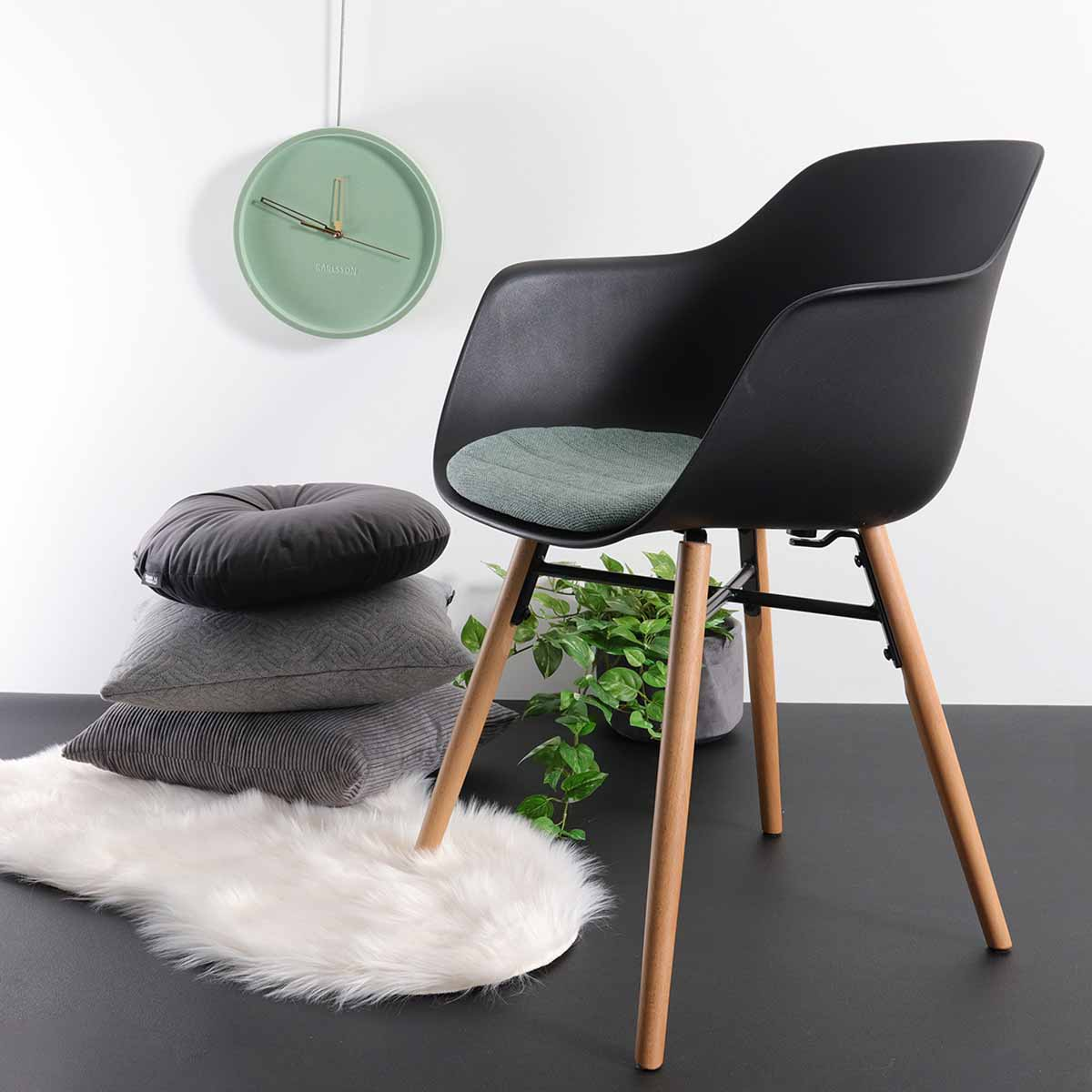 Schapenvacht Benthe polyester Bruin